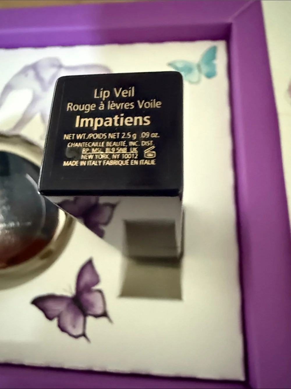 Chantecaille Wild Pairs, Blush in Emotion, Lip Veil in Impatiens